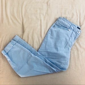 WHBM | Light Blue Slim Crop Trouser